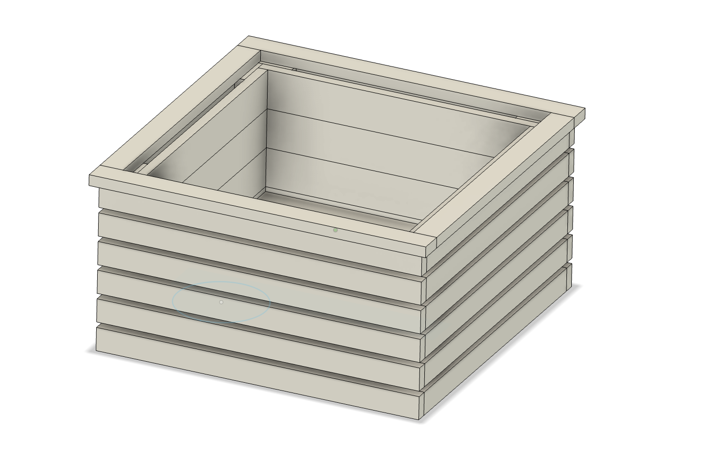 Finished planter