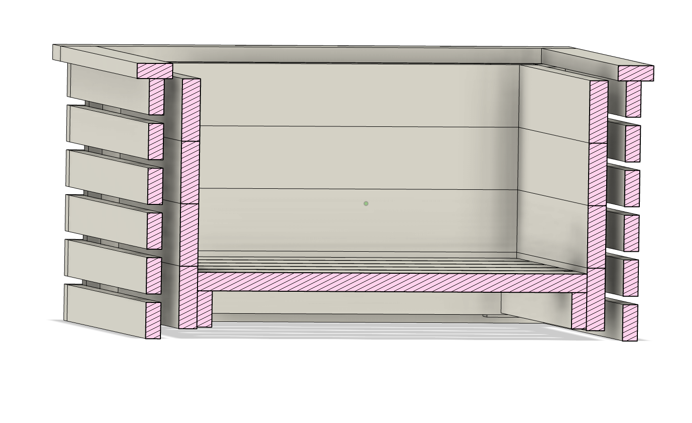 Floor set lower — less ground clearance